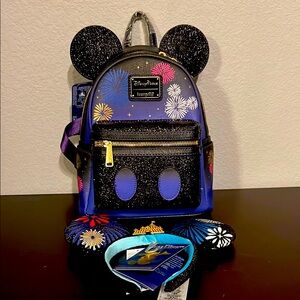 Mickey main attraction loungefly- Cinderella castle